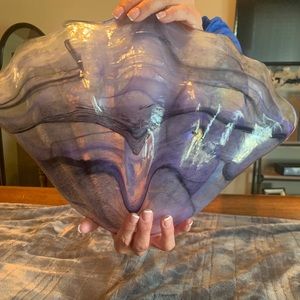 Sea shell bathroom plate